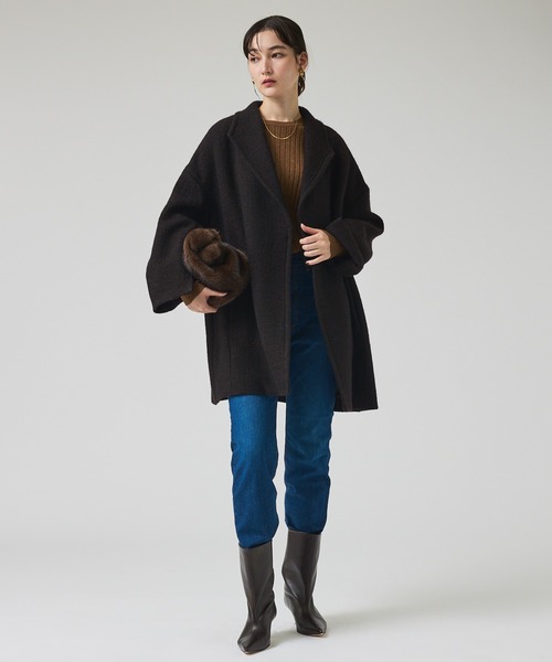 qualite（カリテ） コート チェスターコート ロービングオックスコート