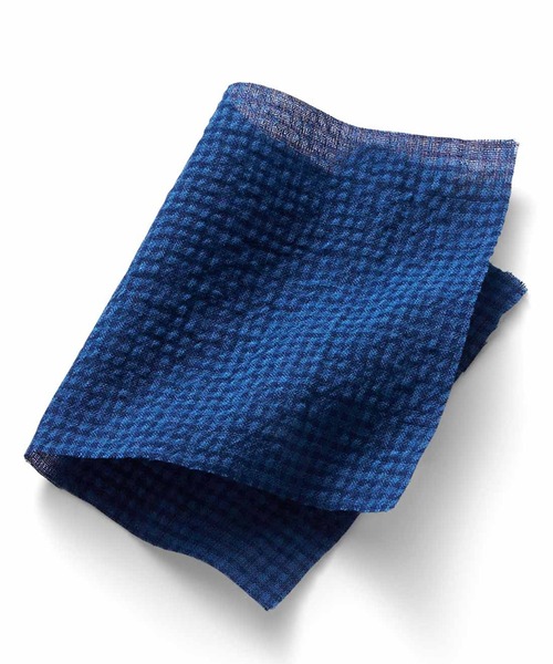 「Live in comfort」 半袖ワンピース LARGE ブルー レディース_画像9