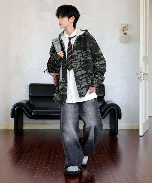 NEOS（KOKUYO） シャツ 「neos」デニム パーカー メンズ レディース