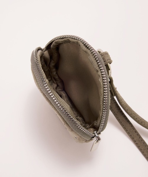 EFOLE（エフォル） ポーチ 「ZOZO限定」Line stone round zip pouch