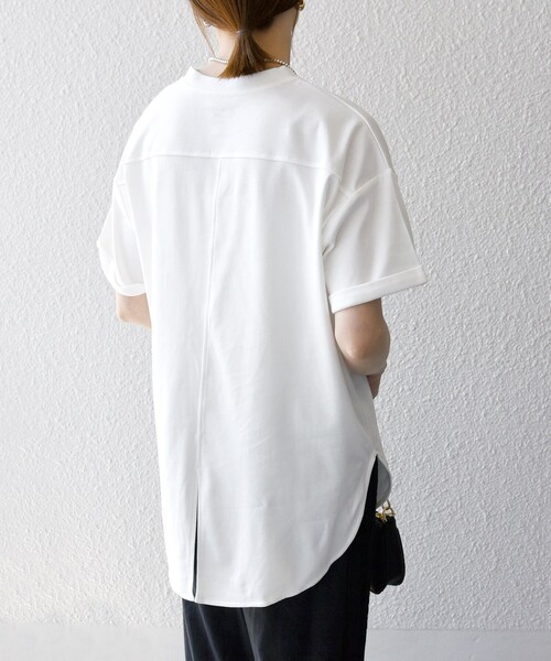 「SHIPS any」 半袖カットソー ONE SIZE ホワイト レディース_画像6