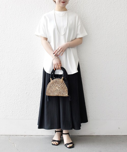 「SHIPS any」 半袖カットソー ONE SIZE ホワイト レディース_画像8