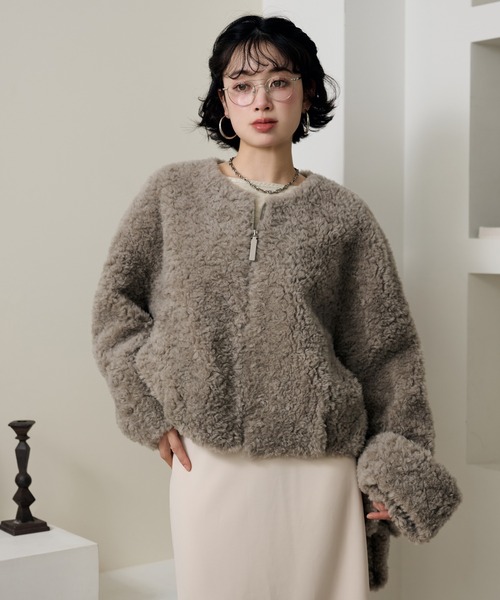 専用⭐︎ボアジップ BOA ZIP ブルゾン order loose boa zip blouson（ブルゾン）｜order（オーダー）の