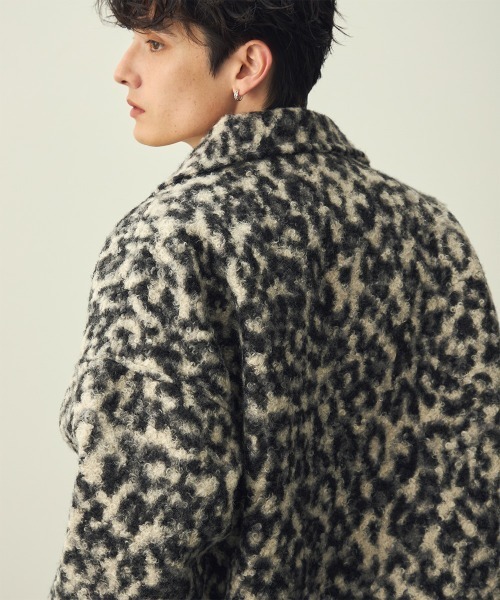 Shoowtime（ショウタイム） ブルゾン アウター 厚手 Leopard Pattern