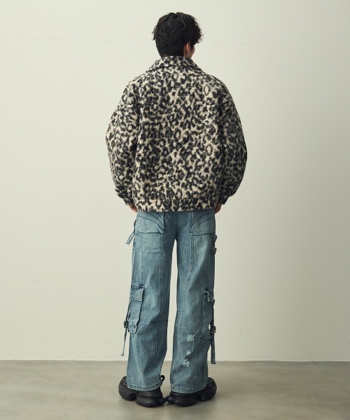 Shoowtime（ショウタイム） ブルゾン アウター 厚手 Leopard Pattern