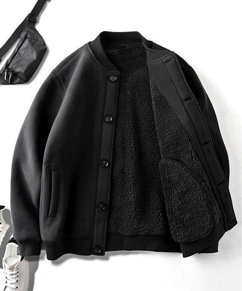 Black & White秋冬（LL）WoolFeel 3WAYブルゾン メンズ Black & White秋冬（LL）WoolFeel 3WAYブルゾン メンズ