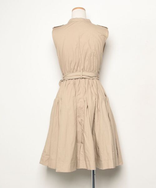 FRAY I.D ベージュノースリーブワンピース FRAY I.D（フレイ・アイディー） ノースリーブワンピース 0 ベージュ