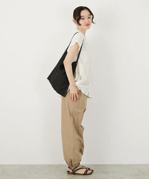 「MELROSE claire」 半袖ブラウス FREE キナリ レディース_画像6