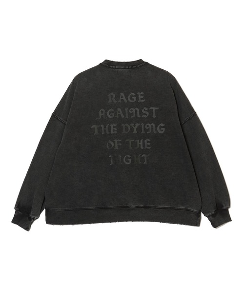 トレーナー スウェット GARMENT DYE WIDE CREWNECK SWEAT メンズ