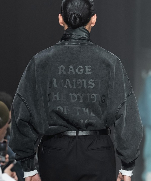 MSML トレーナー スウェット GARMENT DYE WIDE CREWNECK SWEAT メンズ