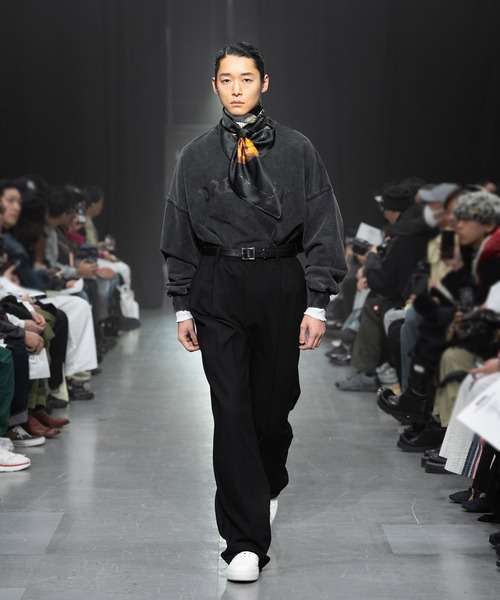 トレーナー スウェット GARMENT DYE WIDE CREWNECK SWEAT メンズ
