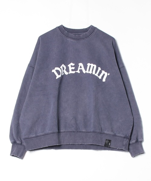 トレーナー スウェット GARMENT DYE WIDE CREWNECK SWEAT メンズ
