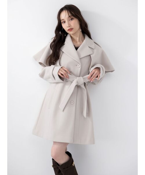 dazzlin（ダズリン） トレンチコート コート 2WAYケープミニトレンチ