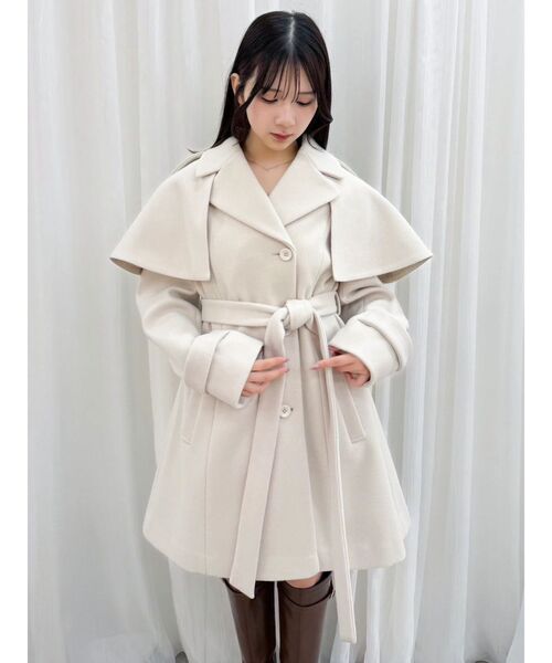 dazzlin（ダズリン） トレンチコート コート 2WAYケープミニトレンチ