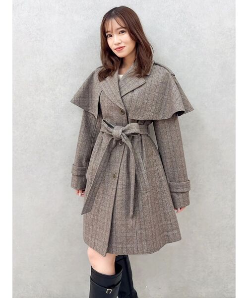dazzlin（ダズリン） トレンチコート コート 2WAYケープミニトレンチ