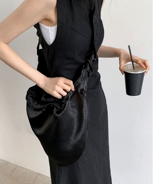 「BARELY BLUE」 「sanice」ノースリーブワンピース FREE ブラック レディース_画像4