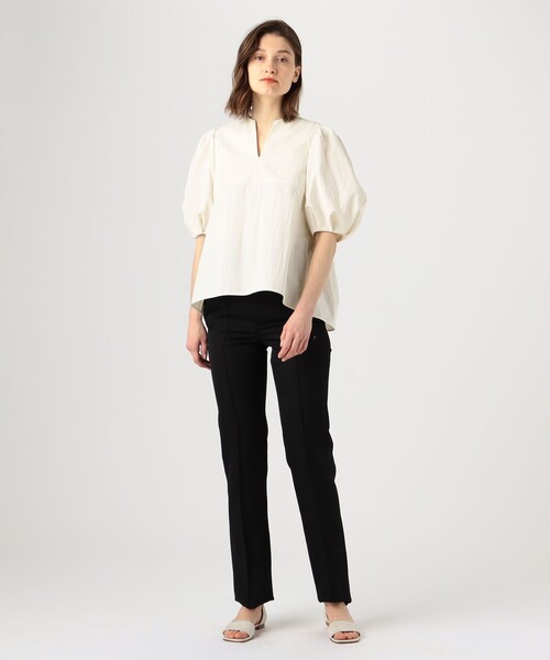 「BALLSEY」 7分袖ブラウス 36 ライトブルー レディースの画像