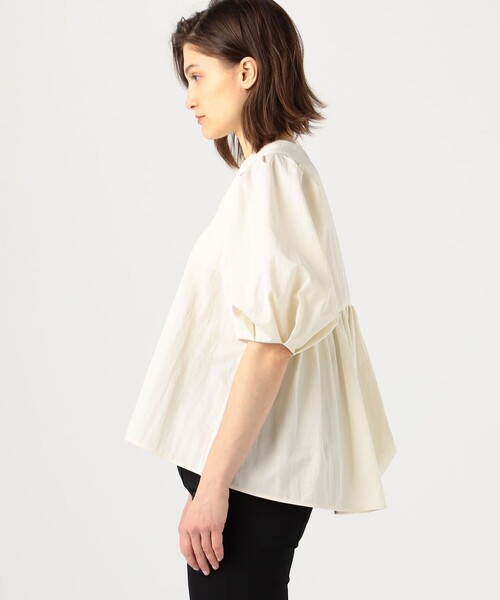 「BALLSEY」 7分袖ブラウス 36 ライトブルー レディースの画像
