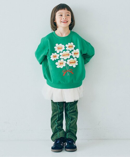 トレーナー  「新色追加」イロチ買いしたいバリエーショングラフィック裏起毛トレーナー_ジュニア対応 キッズ 子供服 男の子 女の子 | p.premier | 16