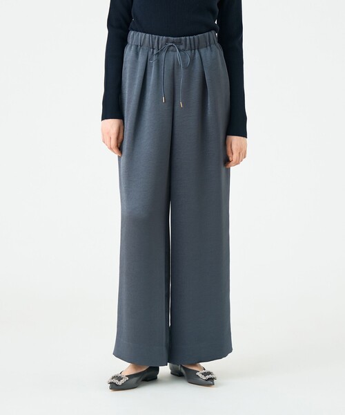 Ballsey（ボールジィ） パンツ グリッツィーサテン イージーワイド