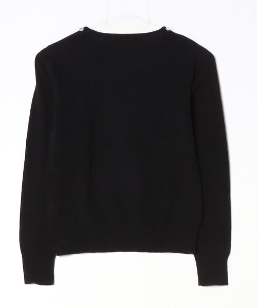 「ESTNATION bis」 長袖ニット 38 ブラック レディース_画像2