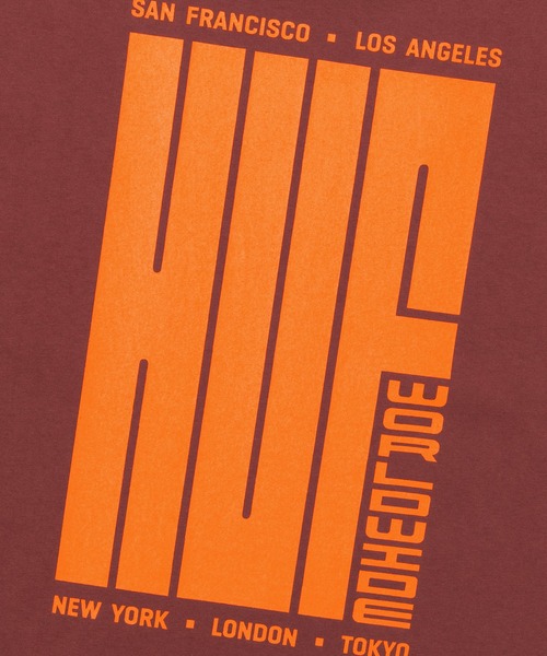 「HUF」 半袖Tシャツ LARGE グレー メンズ_画像6