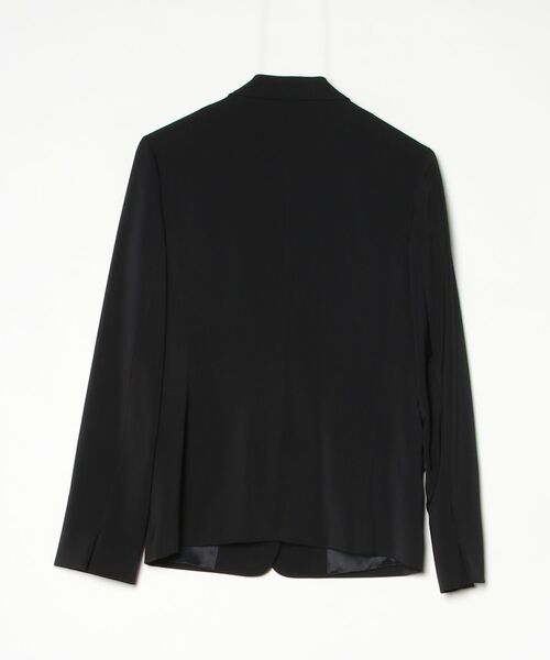 「green label relaxing」 テーラードジャケット 40 ブラック レディース_画像2