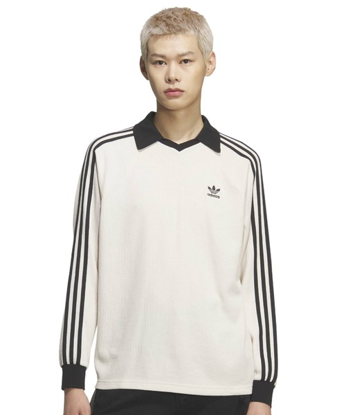 adidas（アディダス） ポロシャツ adidas WAFFLE LONG SLEEVE POLO