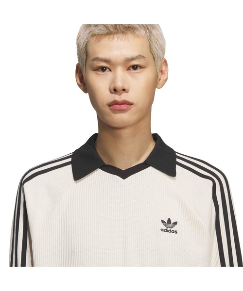 adidas（アディダス） ポロシャツ adidas WAFFLE LONG SLEEVE POLO