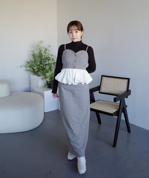 MISCH MASCH（ミッシュマッシュ） セットアップ バルーンツイード
