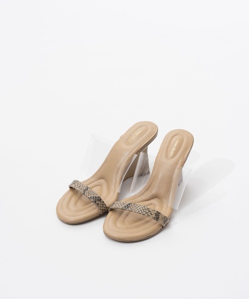 シューズ クリアコンビミュール / Clear Combination Mules レディースの画像