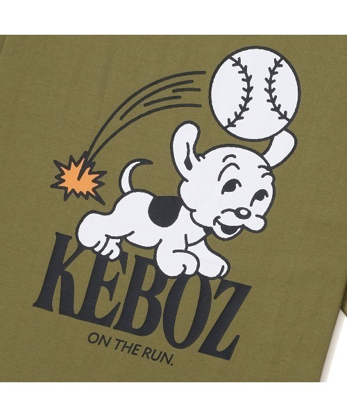 「KEBOZ」 半袖Tシャツ M グリーン メンズ_画像7