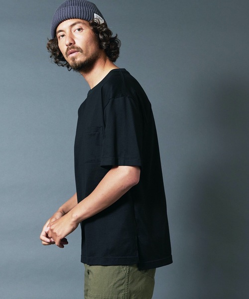 「Magine」 半袖Tシャツ 44 オリーブ メンズ_画像3