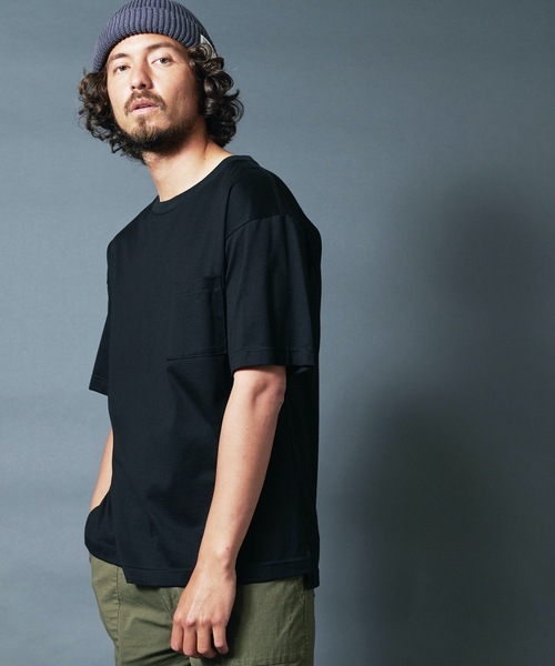 「Magine」 半袖Tシャツ 44 オリーブ メンズ_画像6