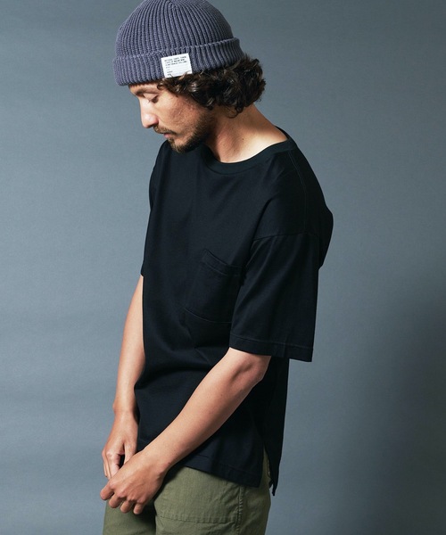 「Magine」 半袖Tシャツ 44 オリーブ メンズ_画像7