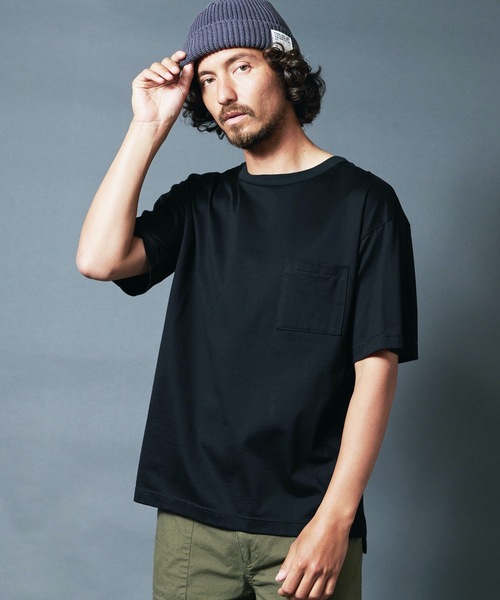 「Magine」 半袖Tシャツ 44 オリーブ メンズ_画像8