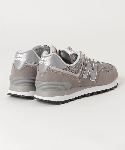 「New Balance」 ローカットスニーカー 24.0cm グレー レディース_画像4