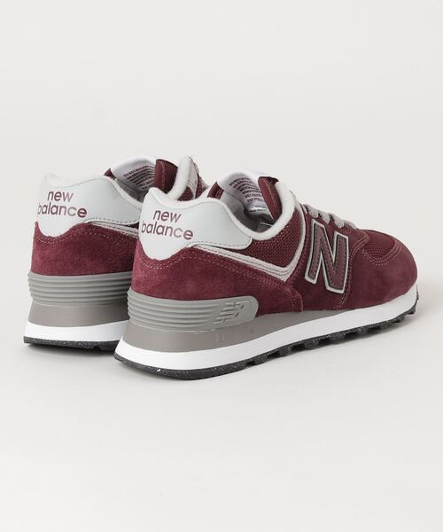 「New Balance」 ローカットスニーカー 24.0cm グレー レディース_画像6