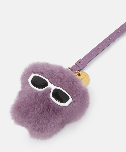 VERSACE（ヴェルサーチェ） キーホルダー ONE SIZE パープル