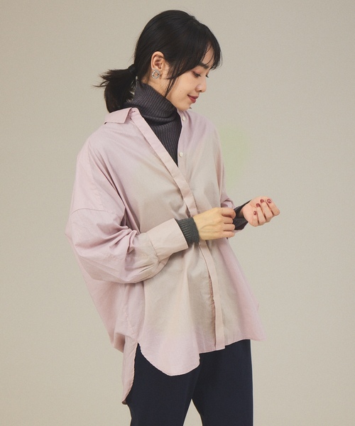 「qualite」 タートルネックニット フリー オレンジ レディース_画像8