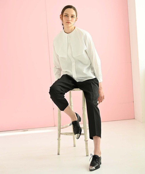 「RAW FUDGE」 長袖ブラウス M オフホワイト レディース_画像4