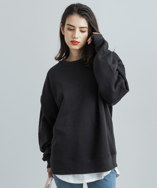 「Rocky Monroe」 スウェットカットソー M テラコッタ メンズ_画像9