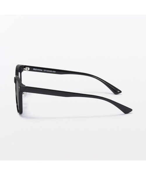 無印良品（MUJI） サングラス UV400 スクエア型 サングラス
