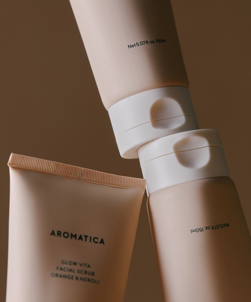 AROMATICA ピーリング グロービタ フェイシャルスクラブ オレンジ
