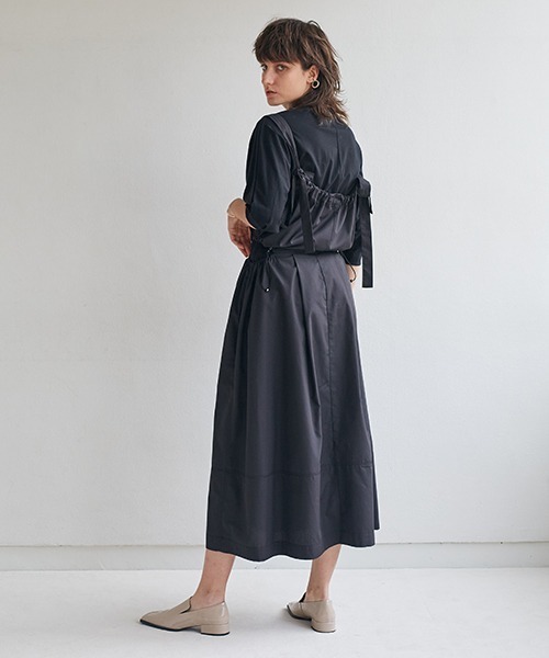 「styling/」 半袖ワンピース 1 カーキ レディース_画像5