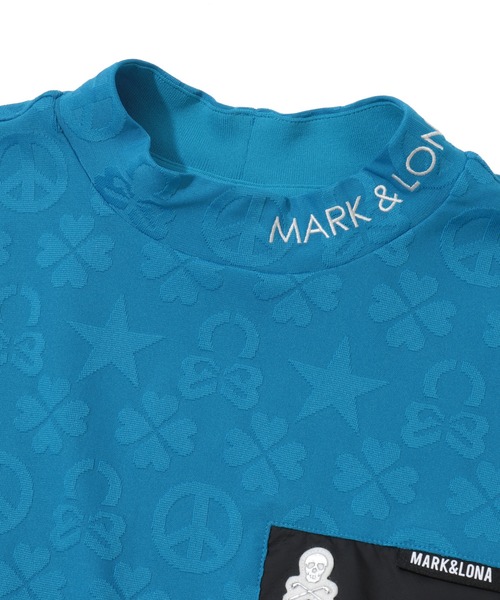 MARK&LONA(マークアンドロナ) tシャツ Imperial Jacquard Mock Tee MARK&LONA(マークアンドロナ) tシャツ Imperial Jacquard Mock Tee
