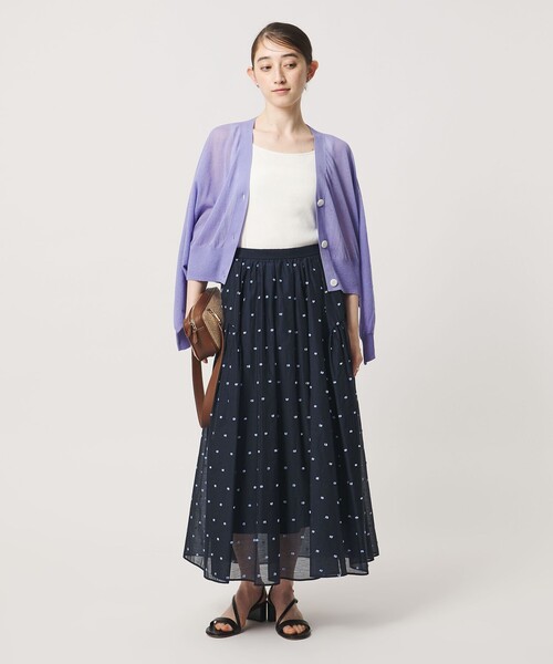 UNITED ARROWS(ユナイテッドアローズ) スカート 2トーン ドット UNITED ARROWS(ユナイテッドアローズ) スカート 2トーン ドット