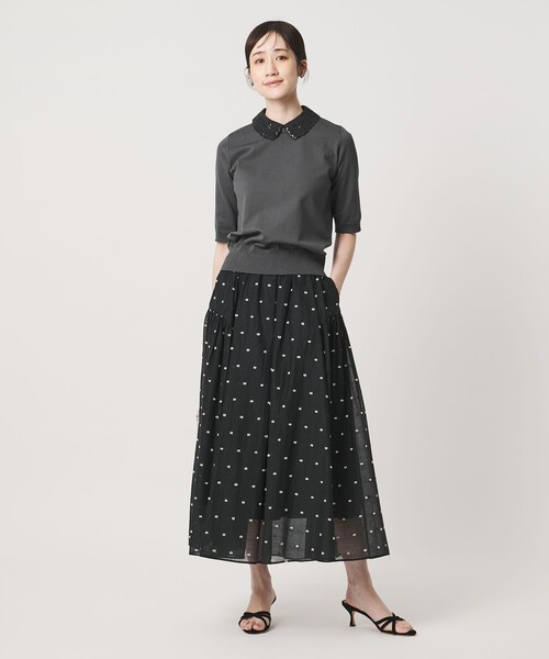 UNITED ARROWS（ユナイテッドアローズ） スカート 2トーン ドット