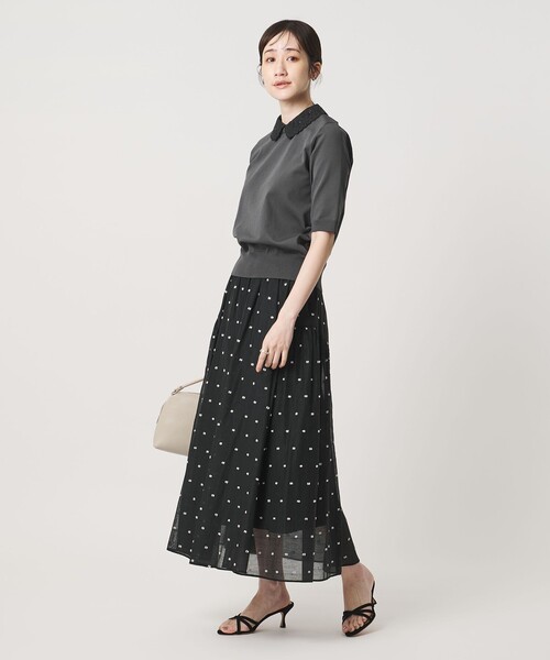 UNITED ARROWS（ユナイテッドアローズ） スカート 2トーン ドット
