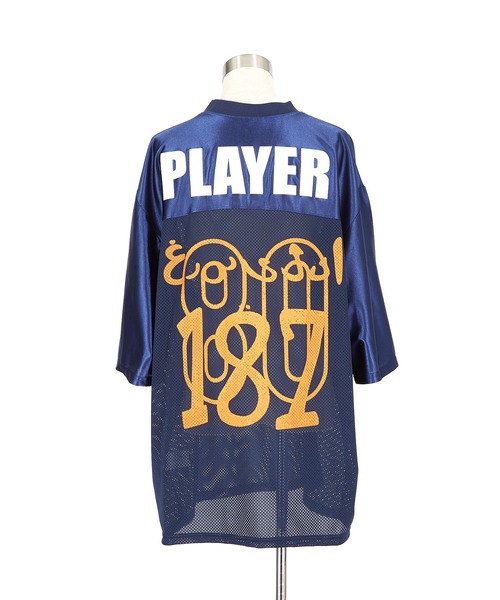 tシャツ a.p.o.v. ポップグラフィックナンバリングオーバーサイズ切替